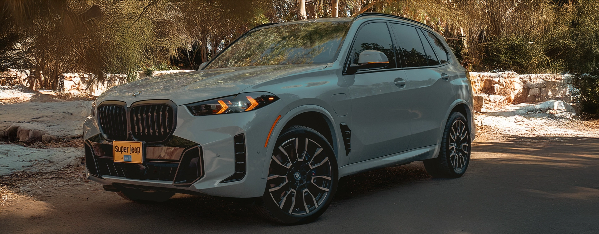 BMW X5 xDrive50e - מבט אחורי אלכסוני