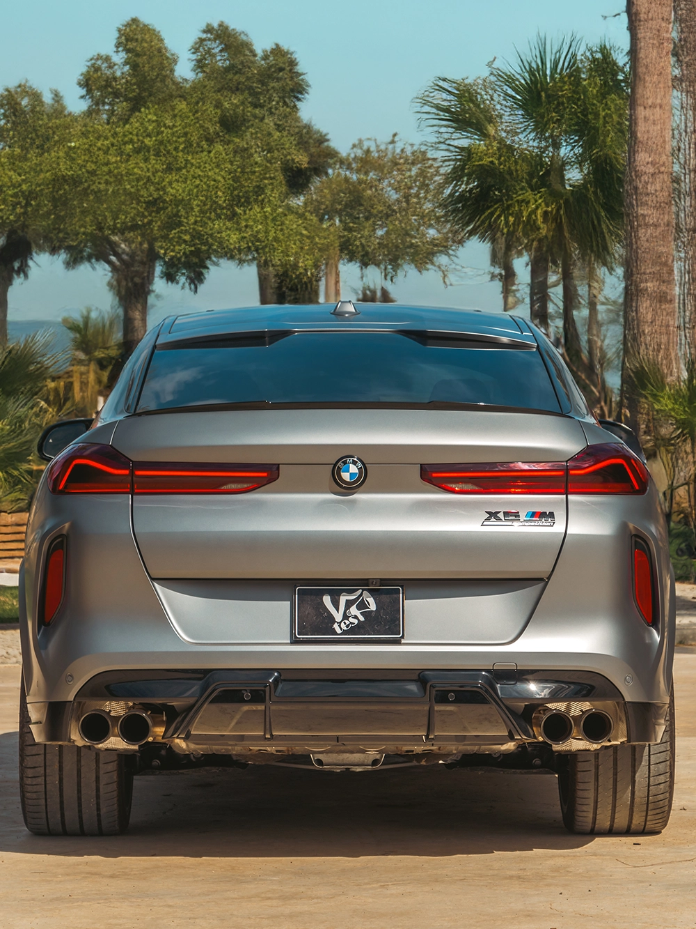 BMW X6 M Competition - מבט אחורי