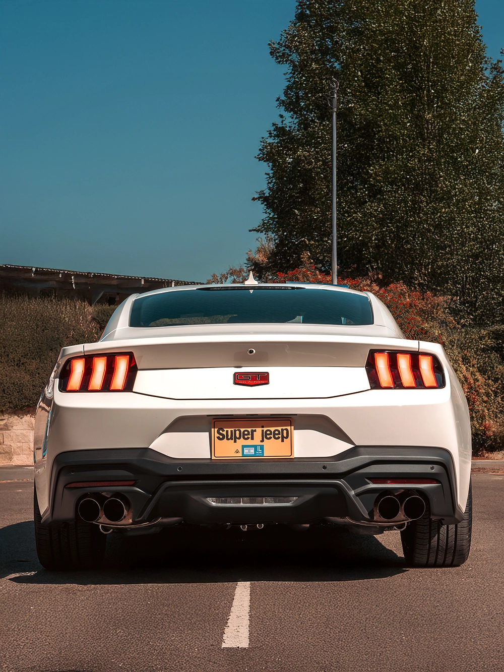 Ford Mustang GT - מבט אחורי