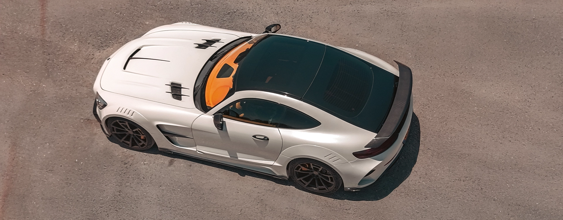 Mercedes-AMG GT Mansory - מבט על מרחפן